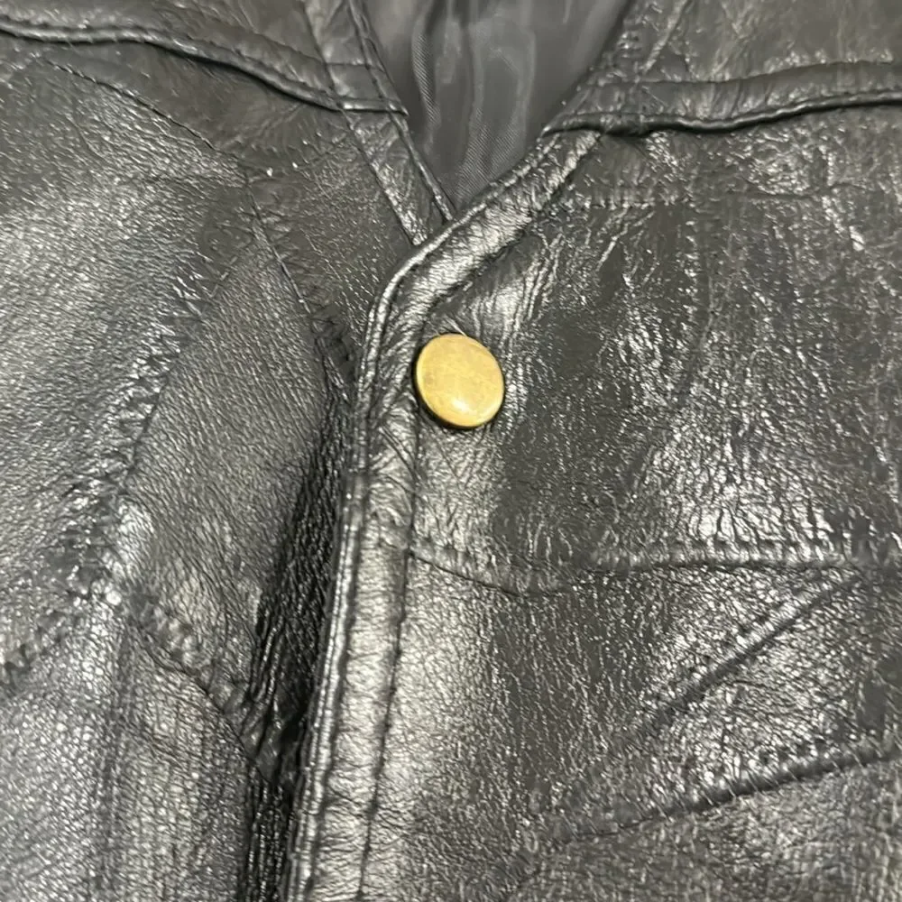 NAVARRE LEATHER COMPANY VEST SIZE XXXL